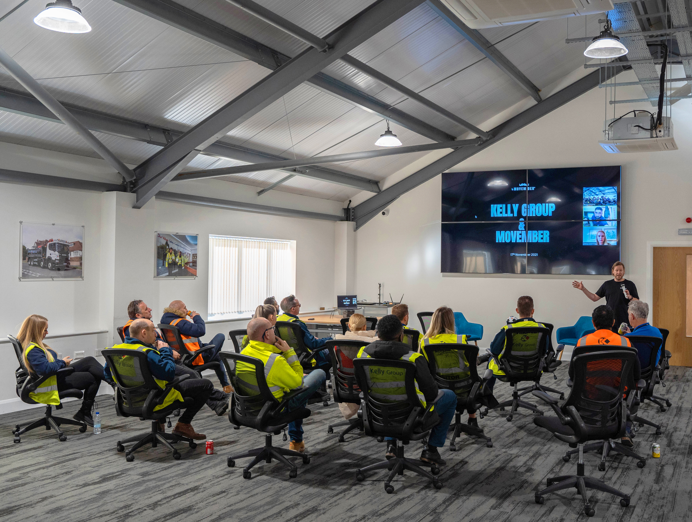 Kelly Group Hosts a Virtual Movember Men’s Health Talk